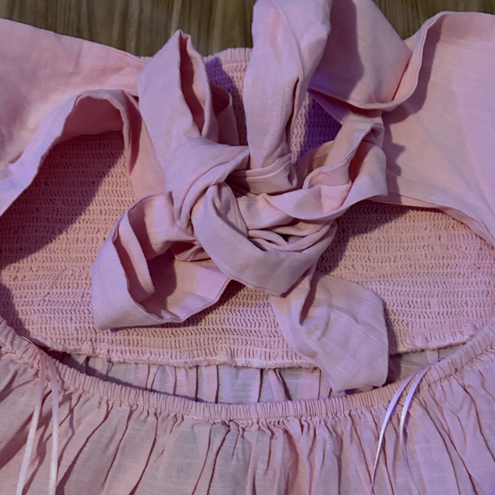 Pink Strapless Dress - Picture 9 of 10